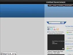 Sites similar to limitedgovernment.com