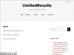 Sites similar to limitedresults.com