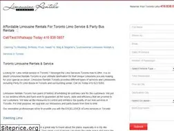 Sites similar to limousinerentalstoronto.ca