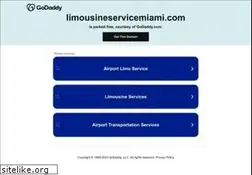 Sites similar to limousineservicemiami.com