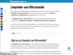 Sites similar to limpiadorultrasonido.com