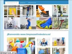 Sites similar to limpiezasfindeobra.es