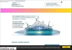 Sites similar to limpiezaskronos.net