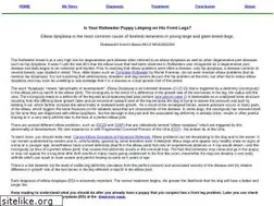 Sites similar to limpingrottweiler.com