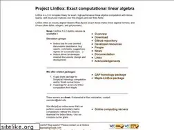 Sites similar to linalg.org