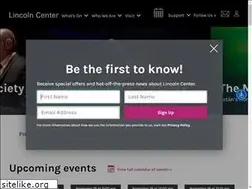 Sites similar to lincolncenterfestival.org