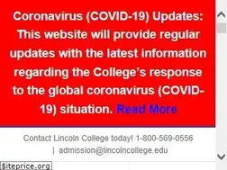 Sites similar to lincolncollege.edu