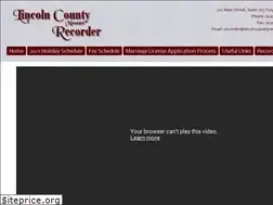 Sites similar to lincolncountyrecorder.com