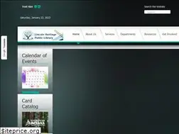 Sites similar to lincolnheritage.lib.in.us
