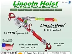 Sites similar to lincolnhoist.com