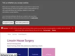 Sites similar to lincolnhousesurgery.co.uk