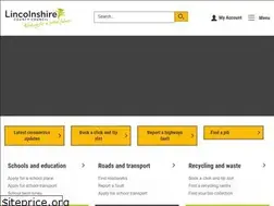 Sites similar to lincolnshire.gov.uk