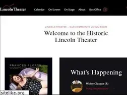 Sites similar to lincolntheater.net