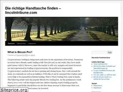 Sites similar to lincolntribune.com
