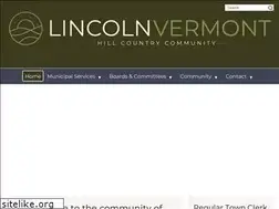 Sites similar to lincolnvermont.org