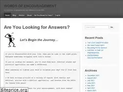 Sites similar to lindaswordsofencouragement.com