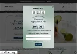 Sites similar to linenchest.com