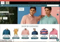 Sites similar to linenclub.com