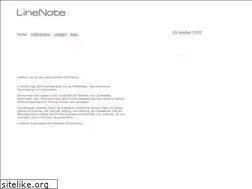 Sites similar to linenote.com