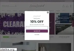 Sites similar to linenslimited.com