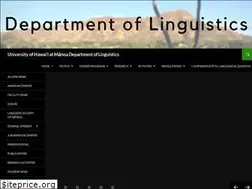 Sites similar to ling.hawaii.edu