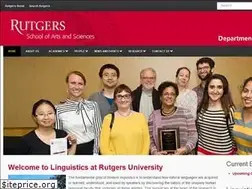 Sites similar to ling.rutgers.edu