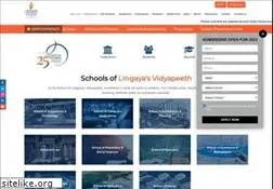Sites similar to lingayasuniversity.edu.in