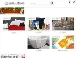 Sites similar to linge-et-maison.com