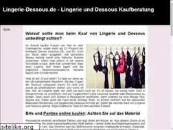 Sites similar to lingerie-dessous.de