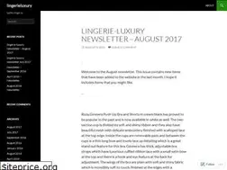 Sites similar to lingerieluxury.wordpress.com