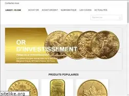 Sites similar to lingot-or.com