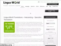 Sites similar to lingua-world.co.za