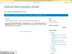 Sites similar to linguaportuguesa8ano.blogspot.com