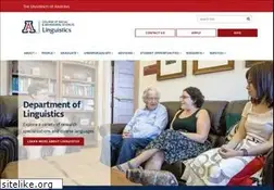 Sites similar to linguistics.arizona.edu