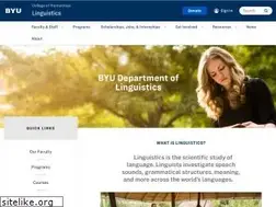 Sites similar to linguistics.byu.edu
