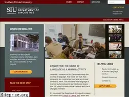 Sites similar to linguistics.siu.edu