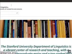 Sites similar to linguistics.stanford.edu