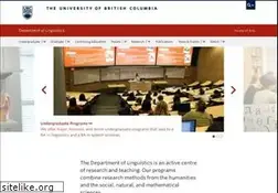 Sites similar to linguistics.ubc.ca