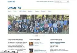 Sites similar to linguistics.ucsc.edu