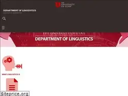 Sites similar to linguistics.utah.edu