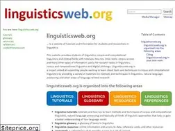 Sites similar to linguisticsweb.org
