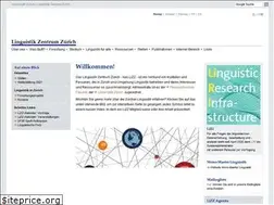 Sites similar to linguistik.uzh.ch