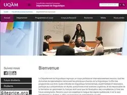 Sites similar to linguistique.uqam.ca