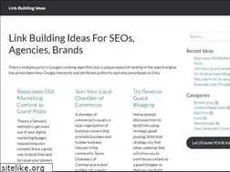 Sites similar to linkbuildingideas.com