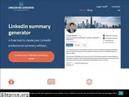 Sites similar to linkedinbiogenerator.com