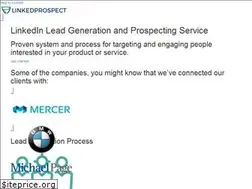 Sites similar to linkedprospect.com