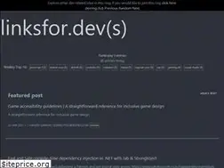 Sites similar to linksfor.dev