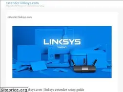 Sites similar to linksys-extendersetup.net