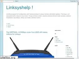 Sites similar to linksyshelp.blogspot.com
