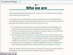Sites similar to linnlibraries.org